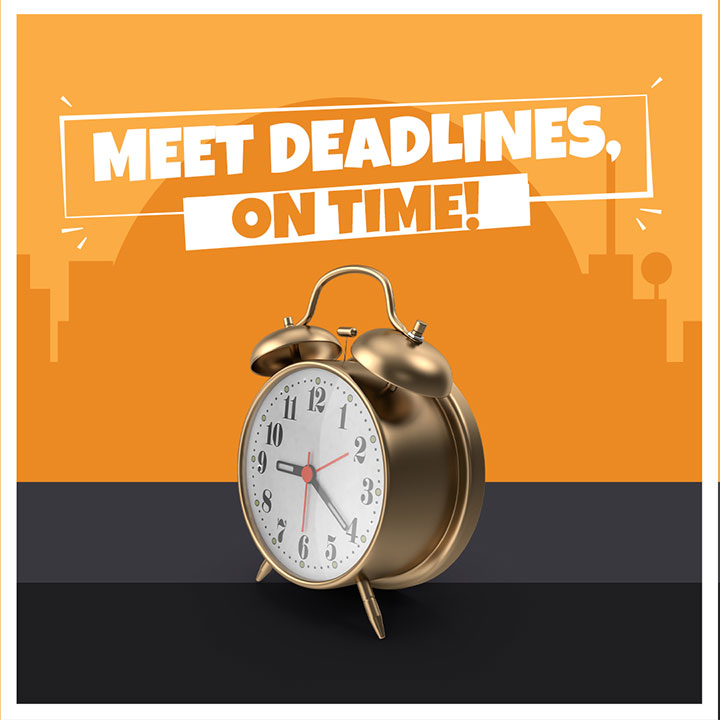 Meet Deadlines On Time